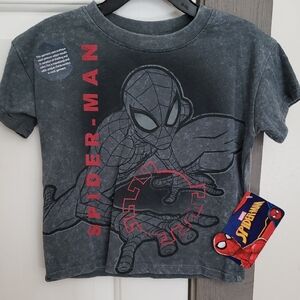 Marvel Spider-Man Kids' Tee in Dark Gray